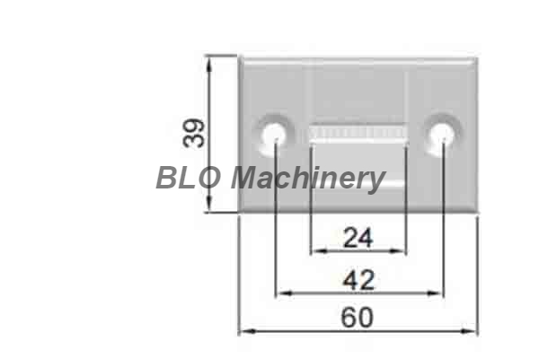 Strap guide,horizontal strap 23mm